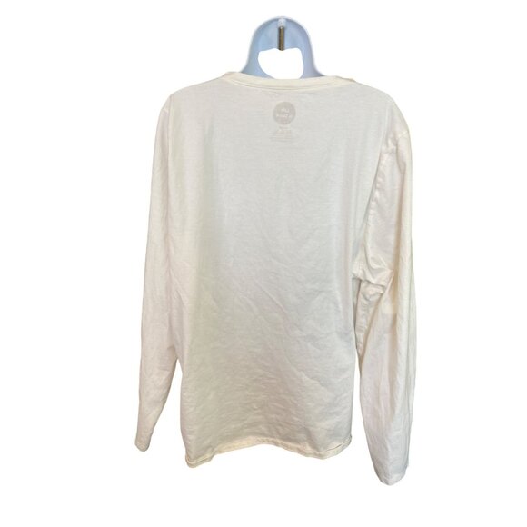 Life is Good Family Tree Sleep Shirt XXL White Long Sleeve Holiday Pajama Top - Picture 3 of 7